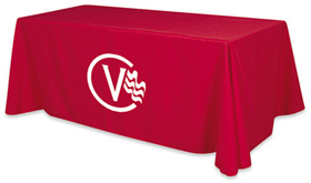 Printed Table Cover 1 Color Print 6 Feet Long