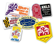 Stickers, decals, roll labels, bumper stickers, static cling stickers, custom printed stickers... Click here for more info.