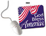 God Bless America Mouse Pads Patriotic Mouse Pads